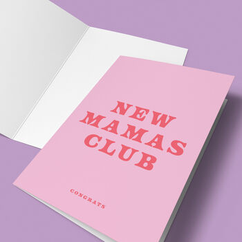'New Mamas Club' New Baby Card, 5 of 7