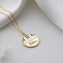 Personalised Piano Necklace With Name, thumbnail 1 of 10