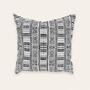 Mud Cloth Cushion Pillow With Insert Boho 18' Square, thumbnail 1 of 7