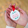 Personalised First Christmas Married Decoration, thumbnail 3 of 3