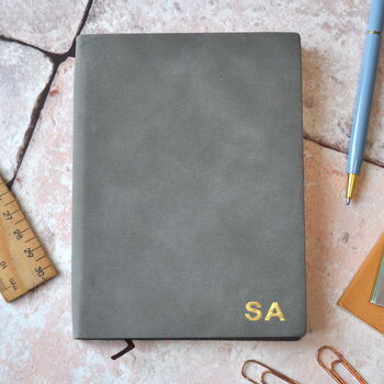 Personalised Initial Leather Notebook, 3 of 5