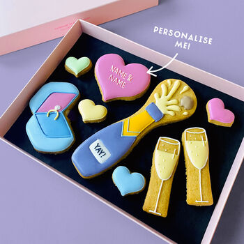 Personalised Yay! Engagement Letterbox Cookies, 2 of 8