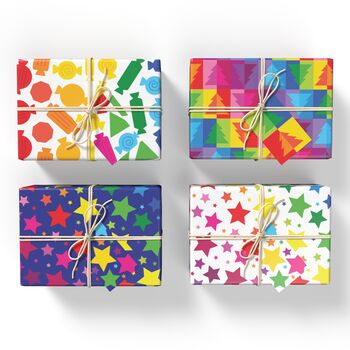 Rainbow Stars Wrapping Paper, 3 of 3