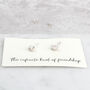 Sterling Silver Friendship Knot Earrings, thumbnail 4 of 8
