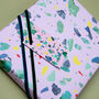 Pale Pink Terrazzo Wrapping Paper Set, thumbnail 4 of 10