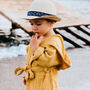 Mustard Organic Muslin Children's Beach Robe, thumbnail 2 of 12
