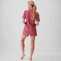 Women's 'Byzantine' Paisley Crisp Cotton Short Pyjama Set, thumbnail 3 of 4