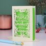 Do More Of What Makes You Happy Papercut Card, thumbnail 4 of 8