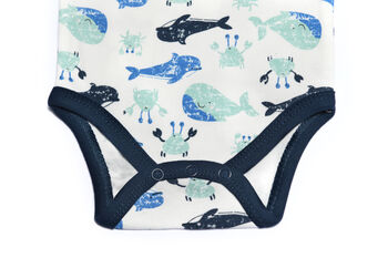 Under The Sea Baby Bodysuit |Pure Cotton | 0 24 Months, 6 of 6