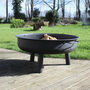 Large Metal Fire Pit With Fireguard, thumbnail 1 of 5