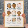 Personalised 'I Am' Brave Children's Affirmation Print, thumbnail 1 of 1