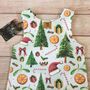 Christmas Baby Romper Suit, Handmade, 12 To 18m, thumbnail 2 of 5