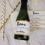 Thank You For Being My Bridesmaid Mini Champagne Labels, thumbnail 1 of 3