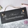 Personalised Summerhouse Slate Sign, thumbnail 1 of 4