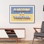 Leeds United 'Marching On Together' Poster, thumbnail 3 of 7