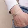 Personalised 3D Shih Tzu Silver Chain Bracelet, thumbnail 1 of 10