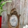 Oval Gold Parrot Photo Frame 4x6 Portrait Frame Décor, thumbnail 9 of 9