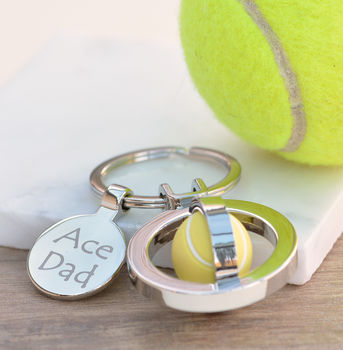 Personalised Spinning Sports Ball Keyring, 8 of 12