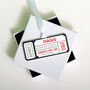 Personalised Event Ticket Decoration, thumbnail 4 of 8