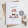 Ho Ho Santa Personalised Christmas Card, thumbnail 2 of 3