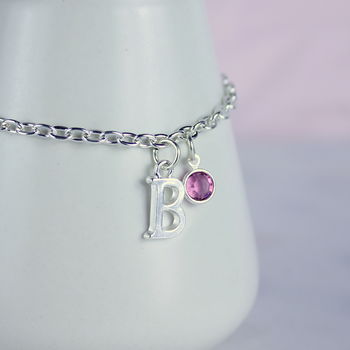 Personalised Birthstone Charm Bracelet, 5 of 12