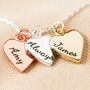 Personalised Family Names Heart Necklace, thumbnail 6 of 12