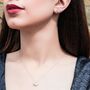 Silver Mesh Heart Drop Earrings, thumbnail 7 of 11