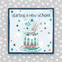 Starting A New School Card Cake Theme, thumbnail 1 of 2