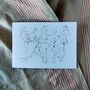 Nude Dance Greeting Card, thumbnail 1 of 2