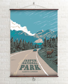 Jasper National Park Canada Travel Poster Art Print, 2 of 6