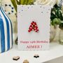 Personalised Alphabet Letter Any Age Birthday Card, thumbnail 2 of 6