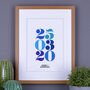 Personalised Important Date Print, thumbnail 1 of 11