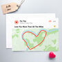 Heart Training Art Anniversary, Wedding, Love Card, thumbnail 1 of 2