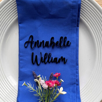 Personalised Acrylic Place Name Table Settings Wedding Events F8, 3 of 4