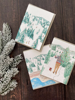Christmas Trees Card, 2 of 3