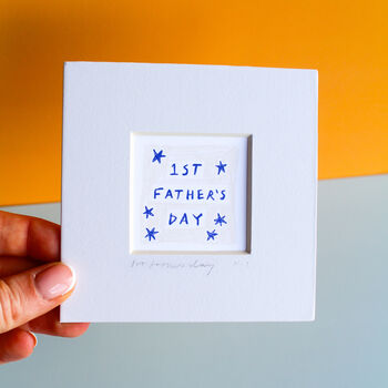 1st Father's Day Mini Art Print, 5 of 9