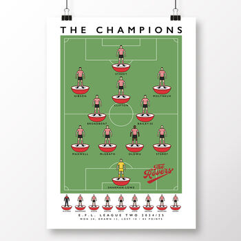 Doncaster Rovers 24/25 Poster, 2 of 7