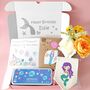 Mermaid Birthday Girl Craft Activity Gift Set, thumbnail 1 of 12