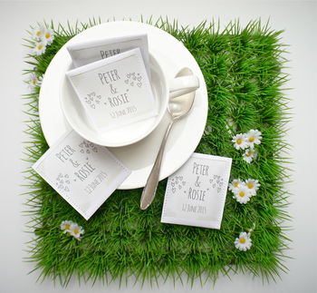 Doodle Wedding Tea Bag Favour A Pack Of 10, 12 of 12