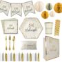 Cream And Gold Eid Party In A Box Decorations, thumbnail 1 of 11