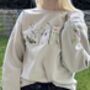 Enchanted Garden Elf Embroidered Sweatshirt, thumbnail 4 of 7