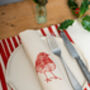Christmas Robin Napkin Gift Set, thumbnail 2 of 3