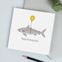 Personalised Shark Birthday Card, thumbnail 1 of 3