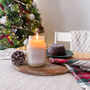 Festive Farmhouse Fruity Christmas Pudding Candle, thumbnail 1 of 6