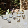 Chunky Baroque Pearl Drop Earrings, thumbnail 4 of 6