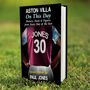 Personalised Aston Villa On This Day Football Book, thumbnail 1 of 4