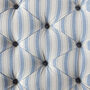 Saskia Blue Ticking Stripe Ottoman, thumbnail 3 of 4