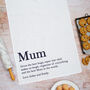 Personalised Mum Tea Towel, thumbnail 1 of 6