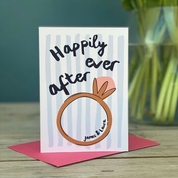 Happily Ever After Engagement Card, 2 of 5