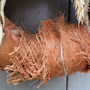 Dried Palm Fiber Wreath With Lotus, thumbnail 3 of 4